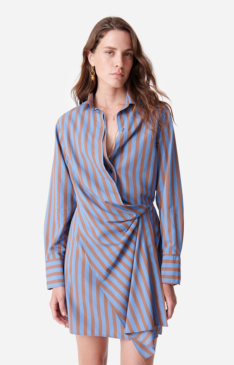 53 QTY NEW // BLEU / Robe Demi - BLEU