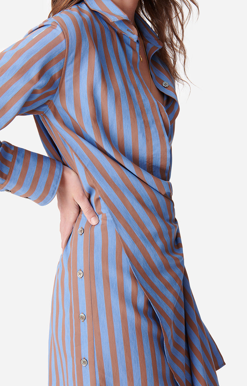 53 QTY NEW // BLEU / Robe Demi - BLEU