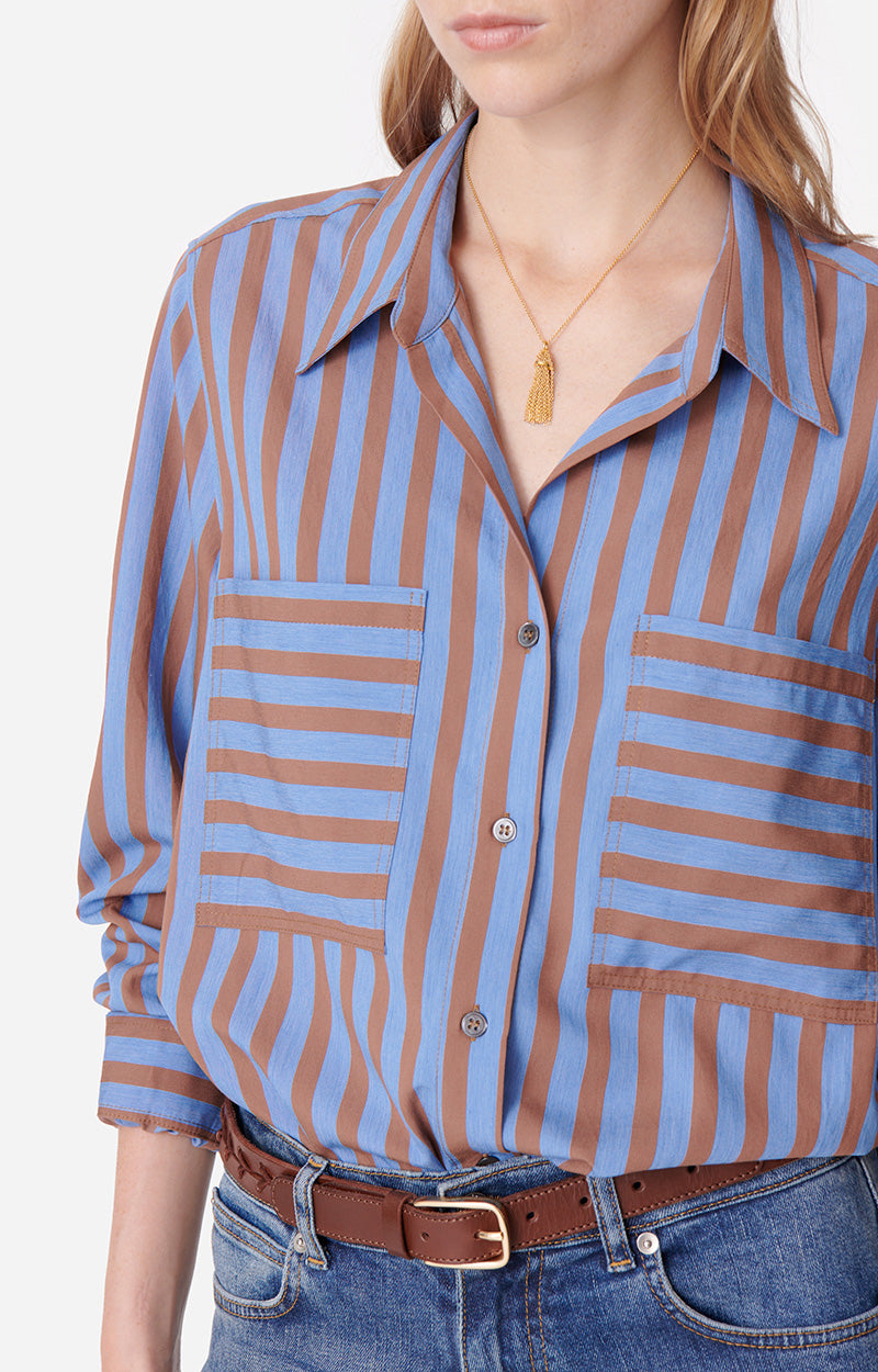 36 QTY NEW // BLEU / Chemise Dann - BLEU
