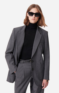 61 QTY NEW // ANTHRACITE CHINE / Veste Bradley - ANTHRACITE CHINE
