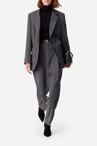 Blazer Bradley en laine mélangée - Anthracite Chiné