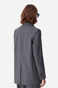 Blazer Bradley en laine mélangée - Anthracite Chiné