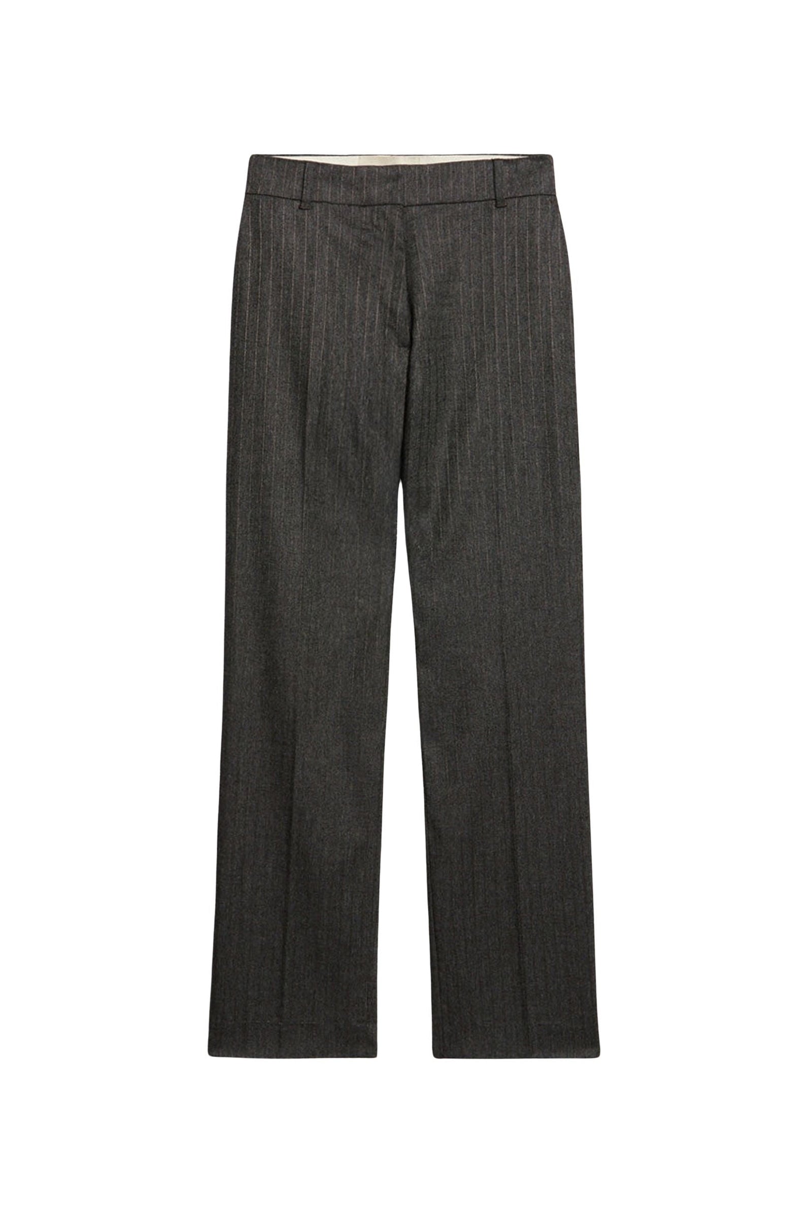 Pantalon Dude en laine mélangée - Anthracite Chiné