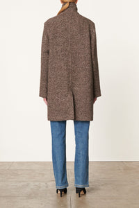 Didier wool coat - Chocolate