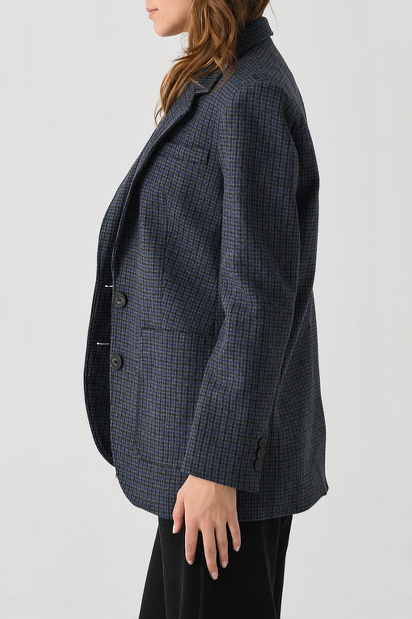 Blazer Bradley en laine - Marine