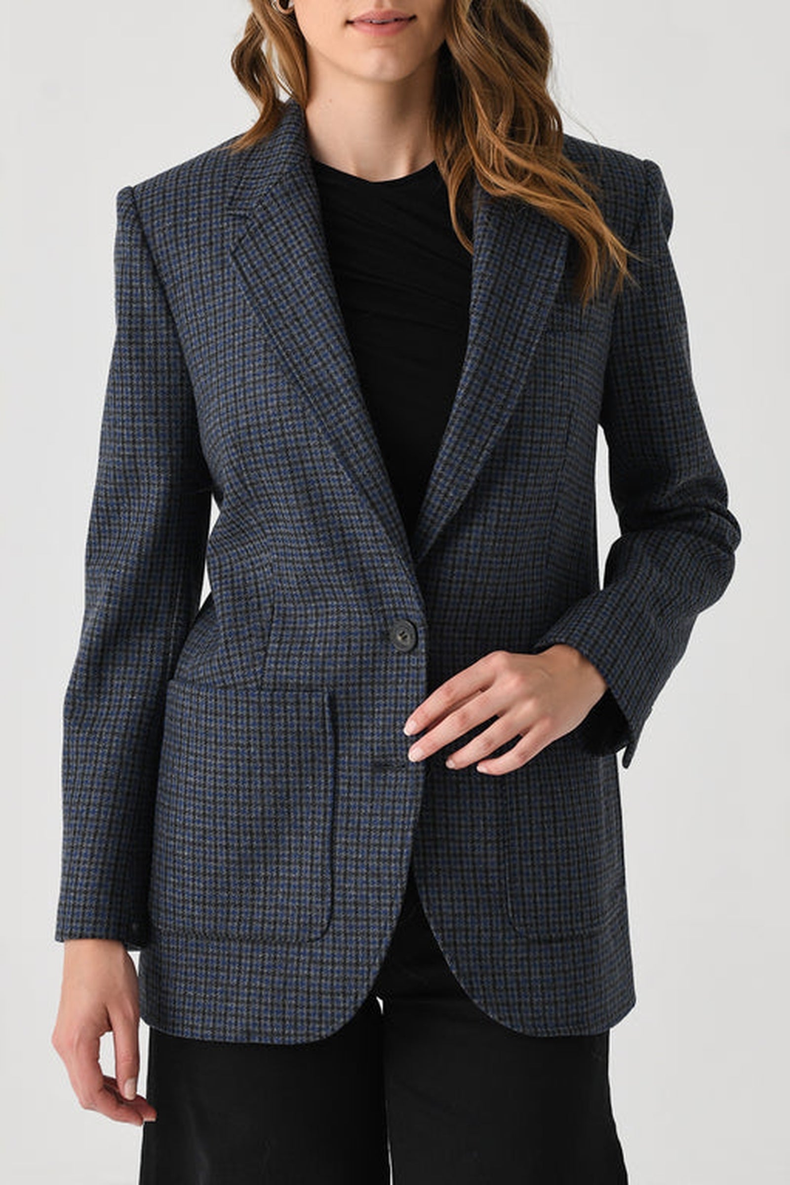 Blazer Bradley en laine - Marine
