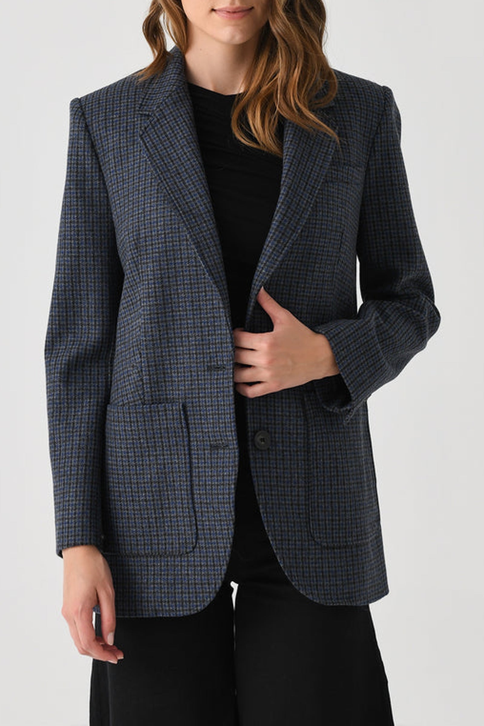 Blazer Bradley en laine - Marine
