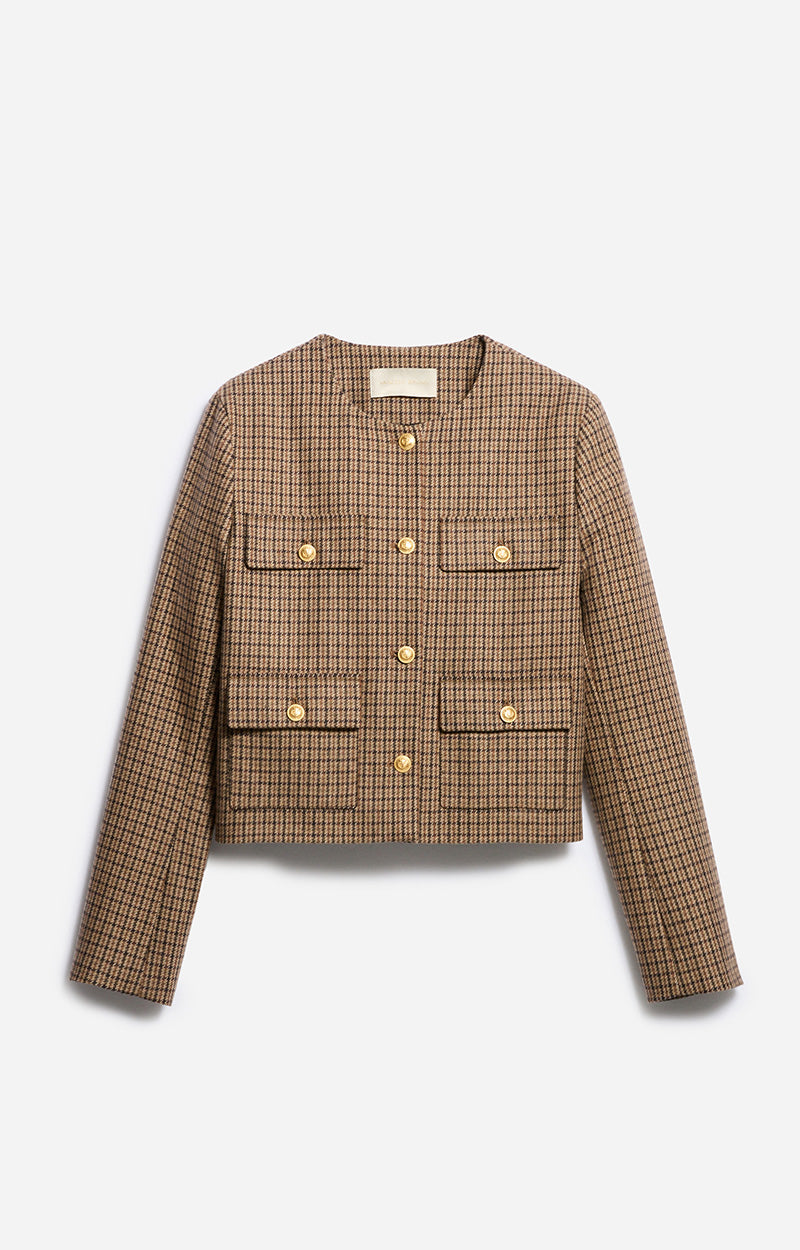 26 QTY NEW // CAMEL / Veste Deana - CAMEL