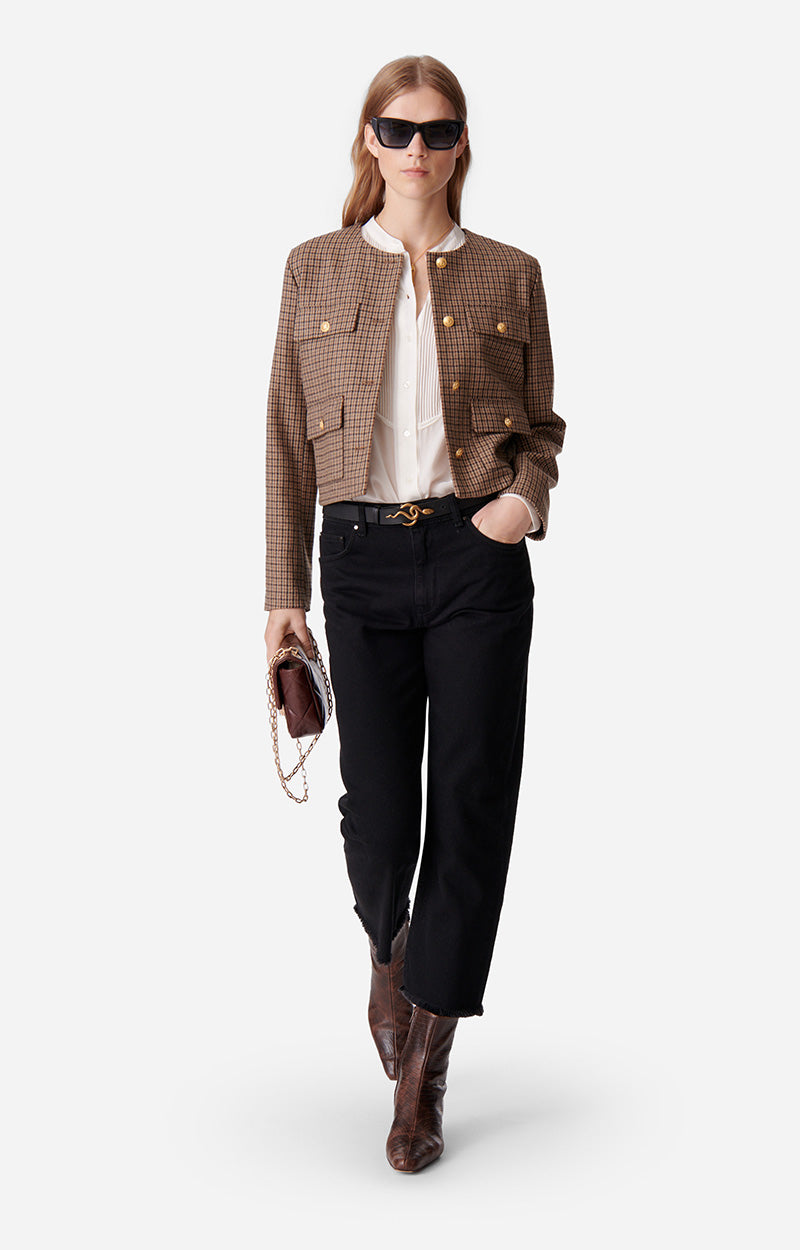 26 QTY NEW // CAMEL / Veste Deana - CAMEL