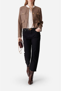 Veste Deana en laine - Camel