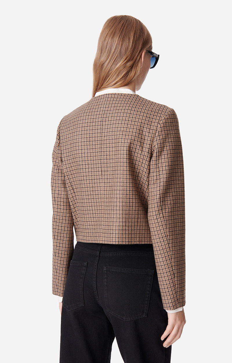 Veste Deana en laine - Camel