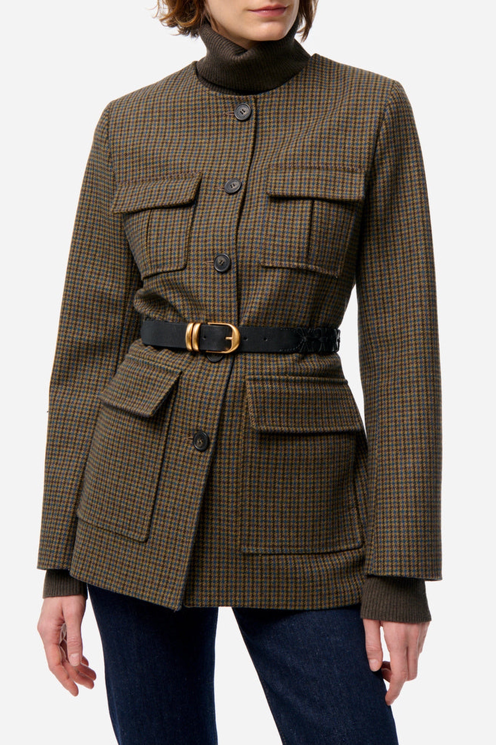 RECO : 180 // Veste Engel en laine - Kaki