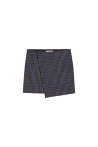 Jupe courte Bartha en laine - Marine