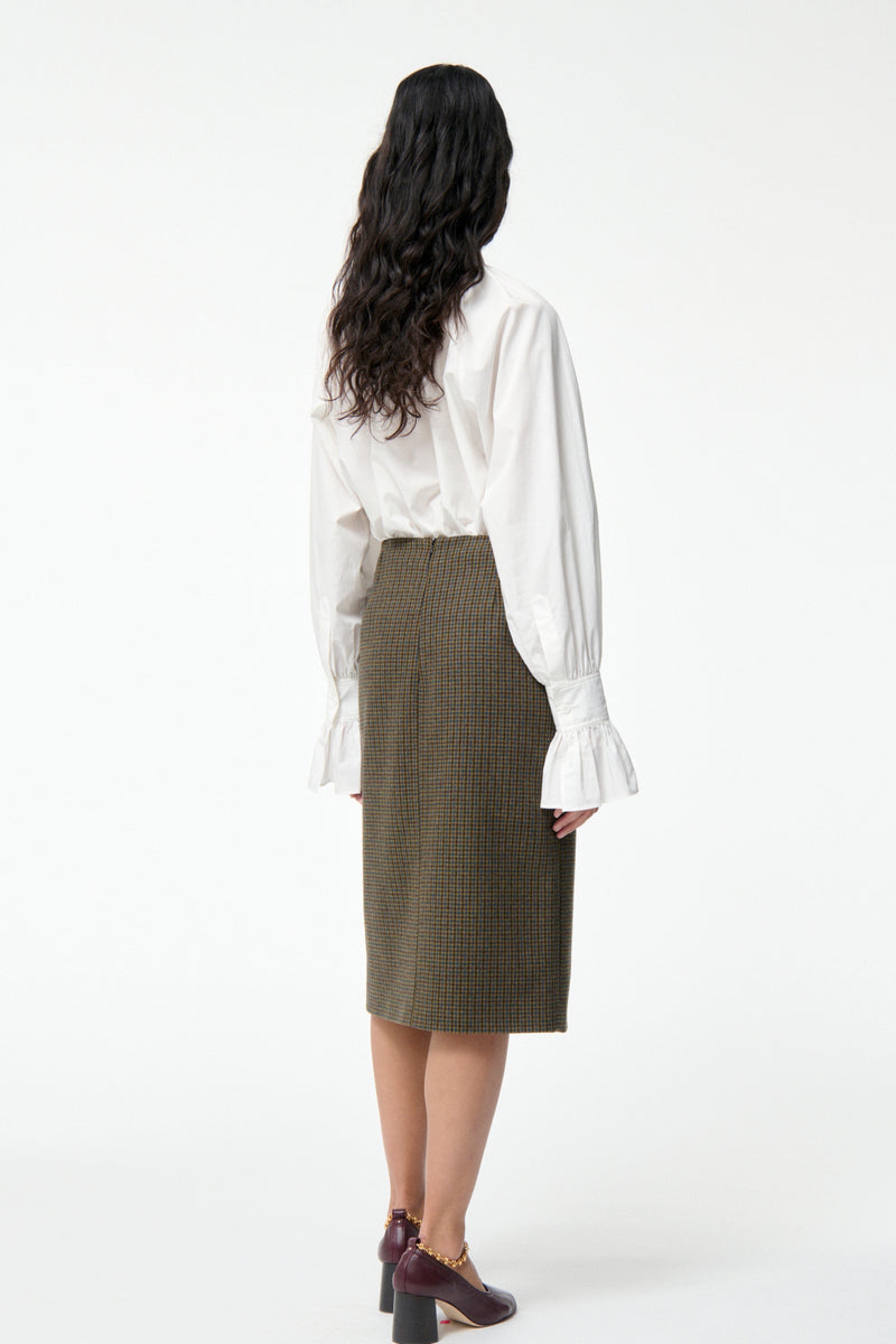 Felindra wool skirt - Khaki