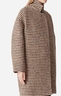 Manteau Maguelone en laine mélangée - Multicolore