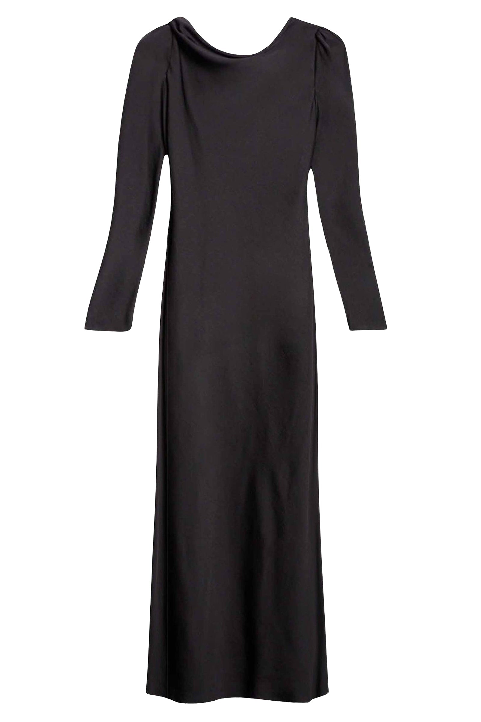 Robe longue Delle - Noir