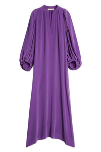 RECO : 250 // Robe longue Canessa en soie - Ultra Violet