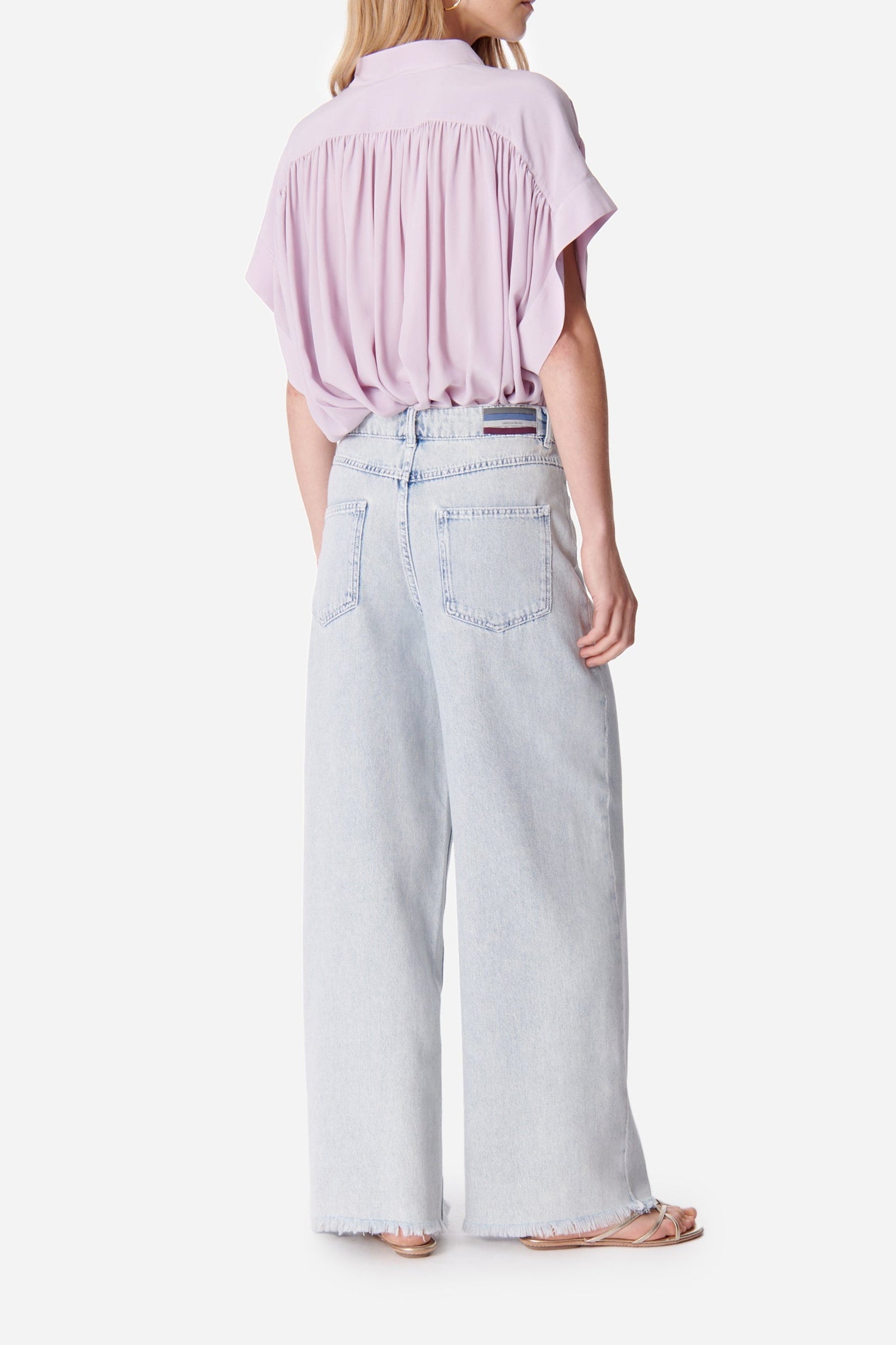 RECO : 110 // Blouse Cory en soie - Parme