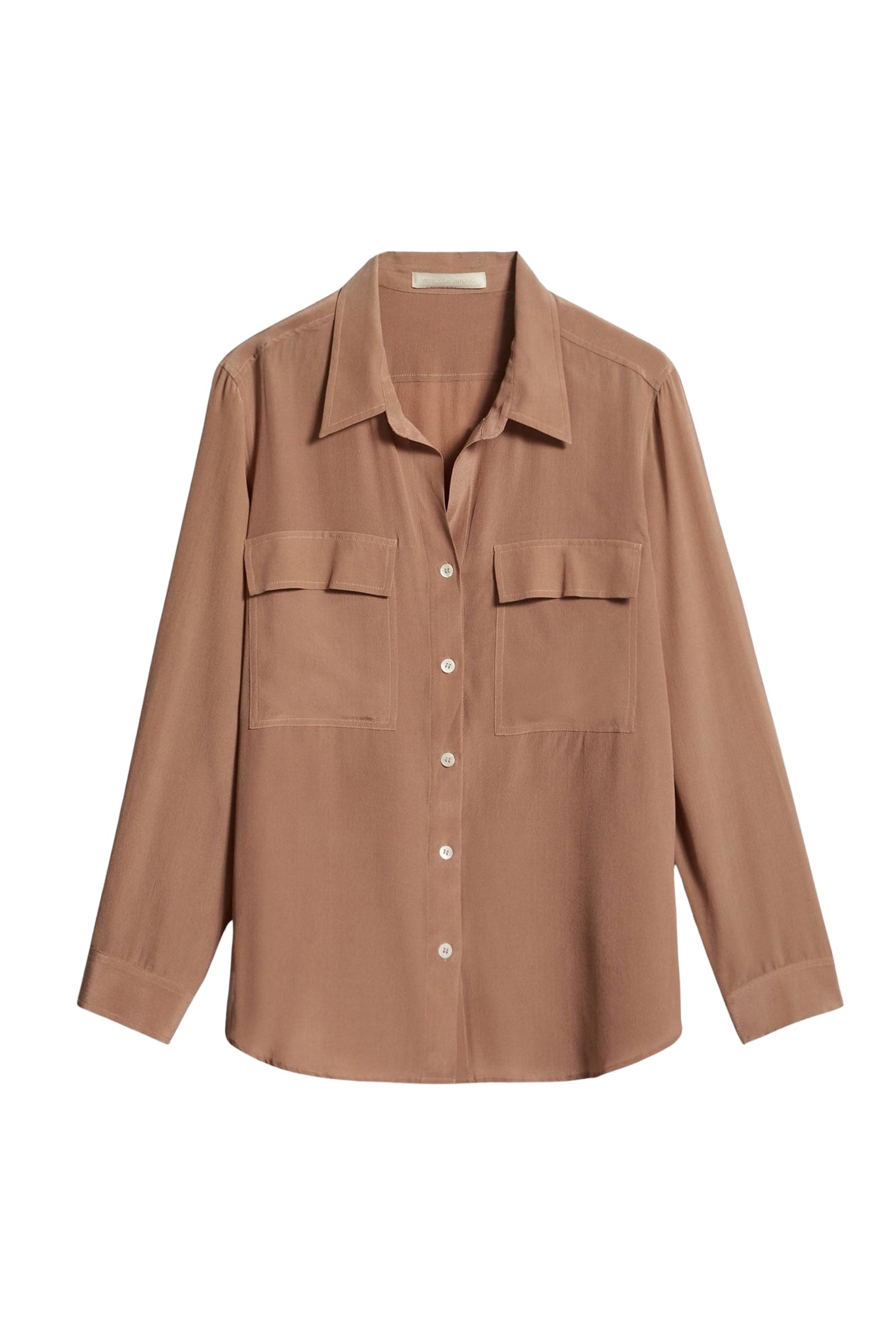 Chemise Dim en soie - Fauve