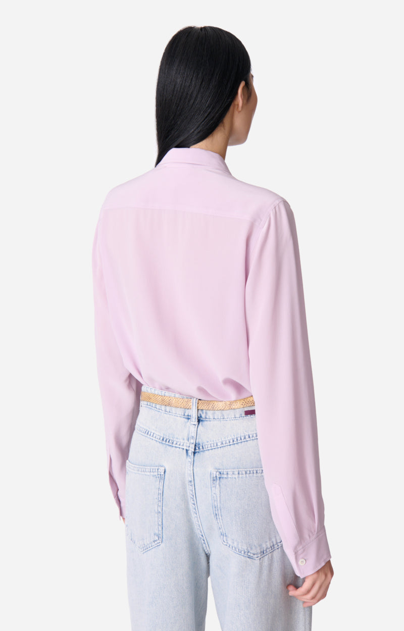 Chemise Dim en soie - Parme
