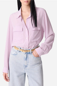 Chemise Dim en soie - Parme