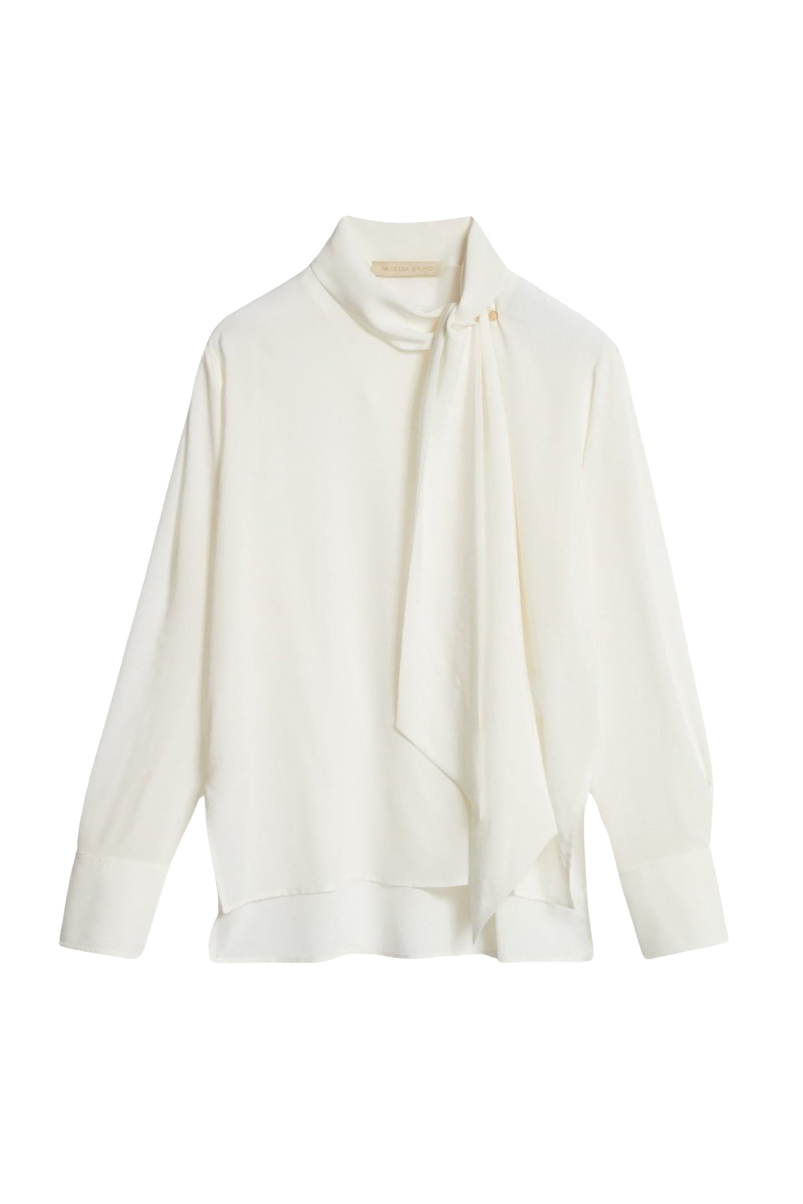 Chemise Esteban en soie - Écru