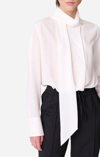 Chemise Esteban en soie - Écru
