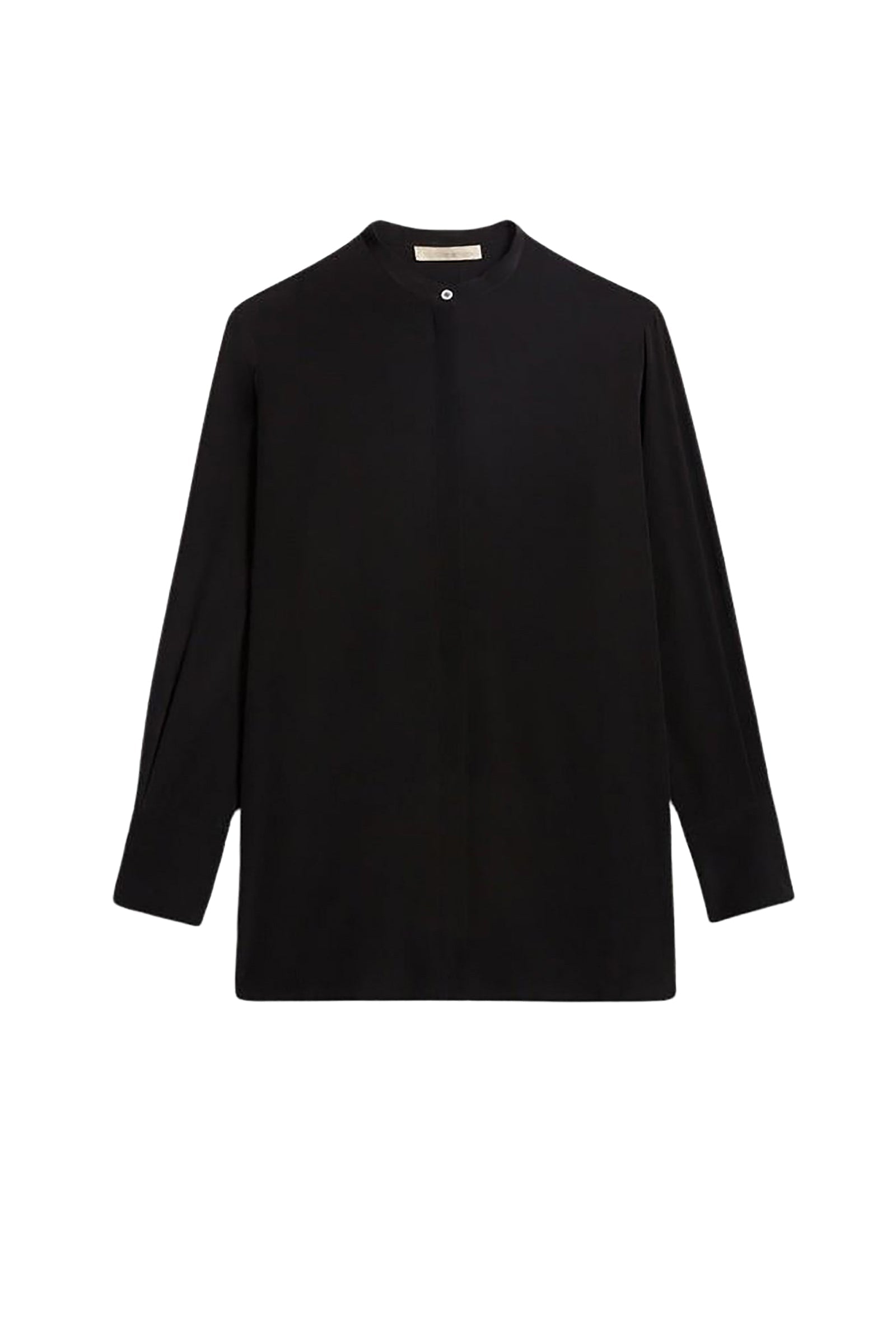 Chemise Feline en soie - Noir