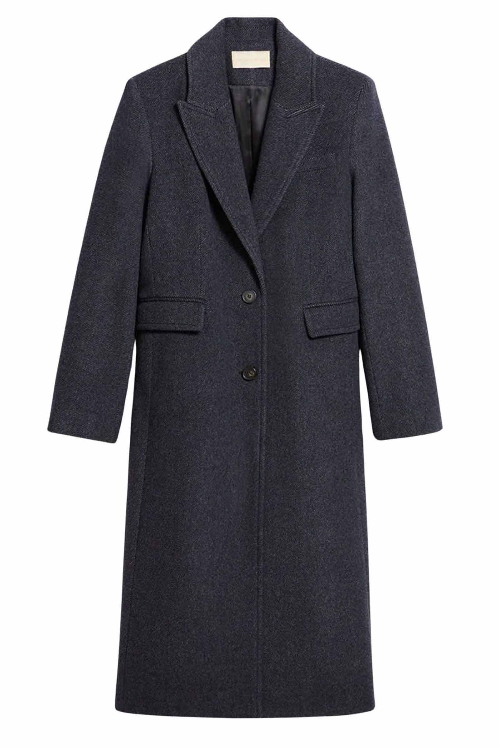 Manteau Darius en laine - Anthracite