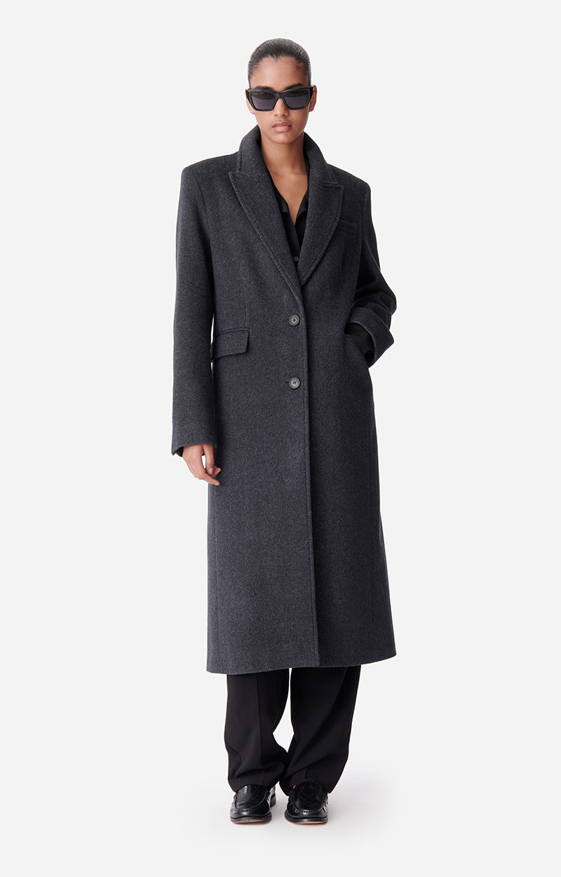 11 QTY NEW // ANTHRACITE / Manteau Darius - ANTHRACITE