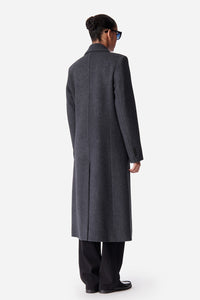 Manteau Darius en laine - Anthracite