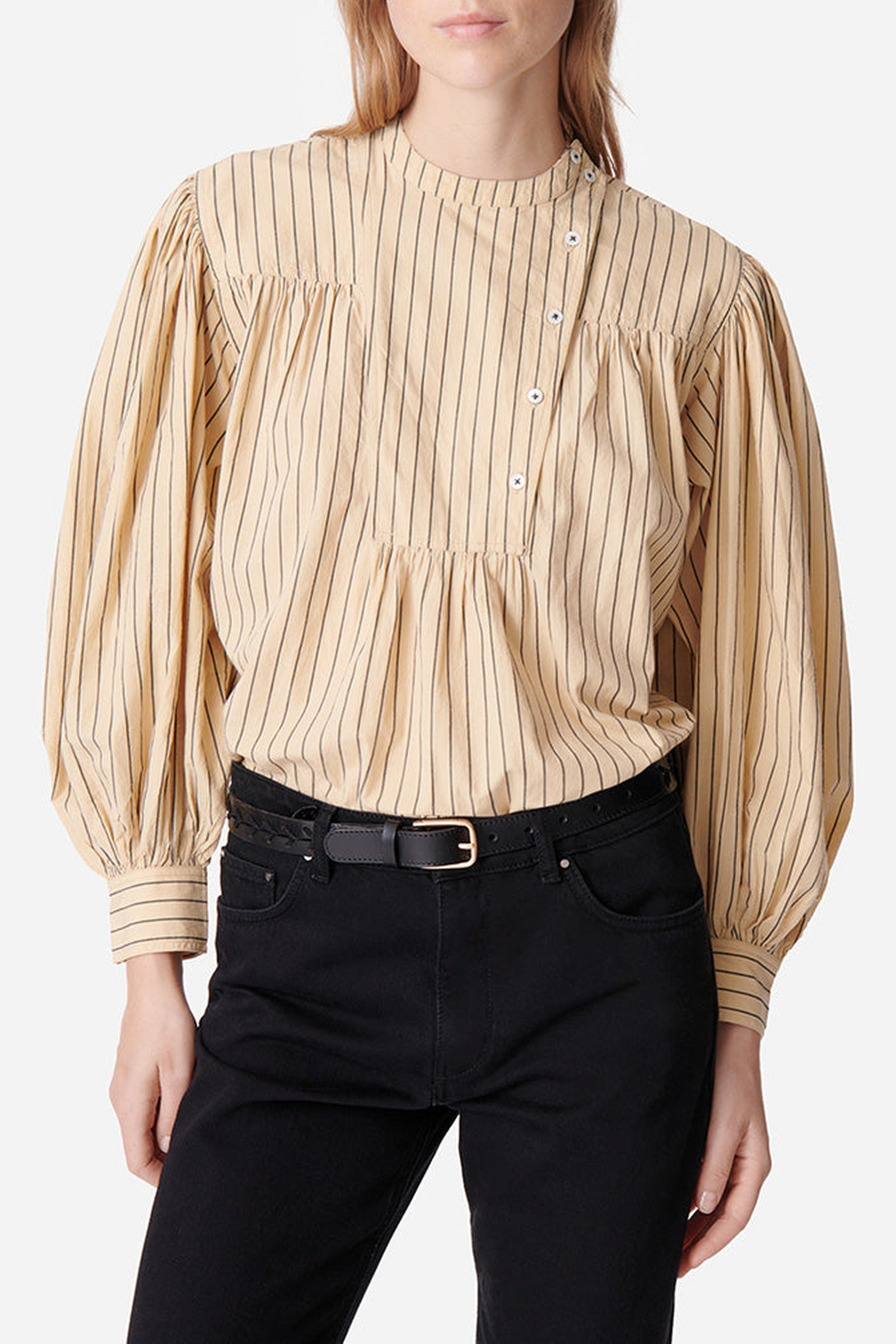 Blouse à rayures Delaide - Avoine