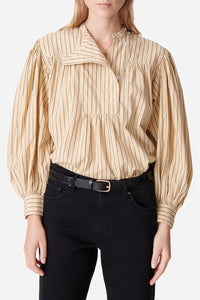 Blouse à rayures Delaide - Avoine