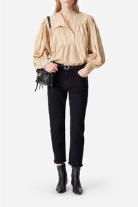 Blouse à rayures Delaide - Avoine