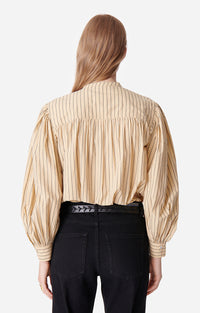 Blouse à rayures Delaide - Avoine