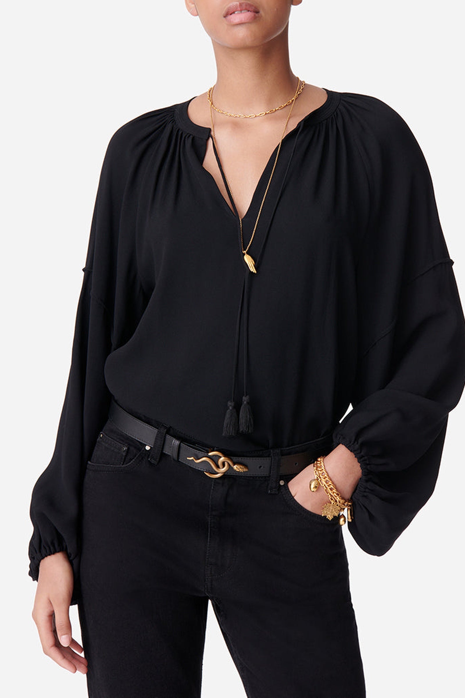 RECO : 95 // Blouse Dylan - Noir
