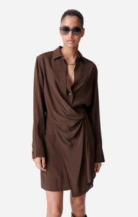 12 QTY NEW // CAFE / Robe Demi - CAFE