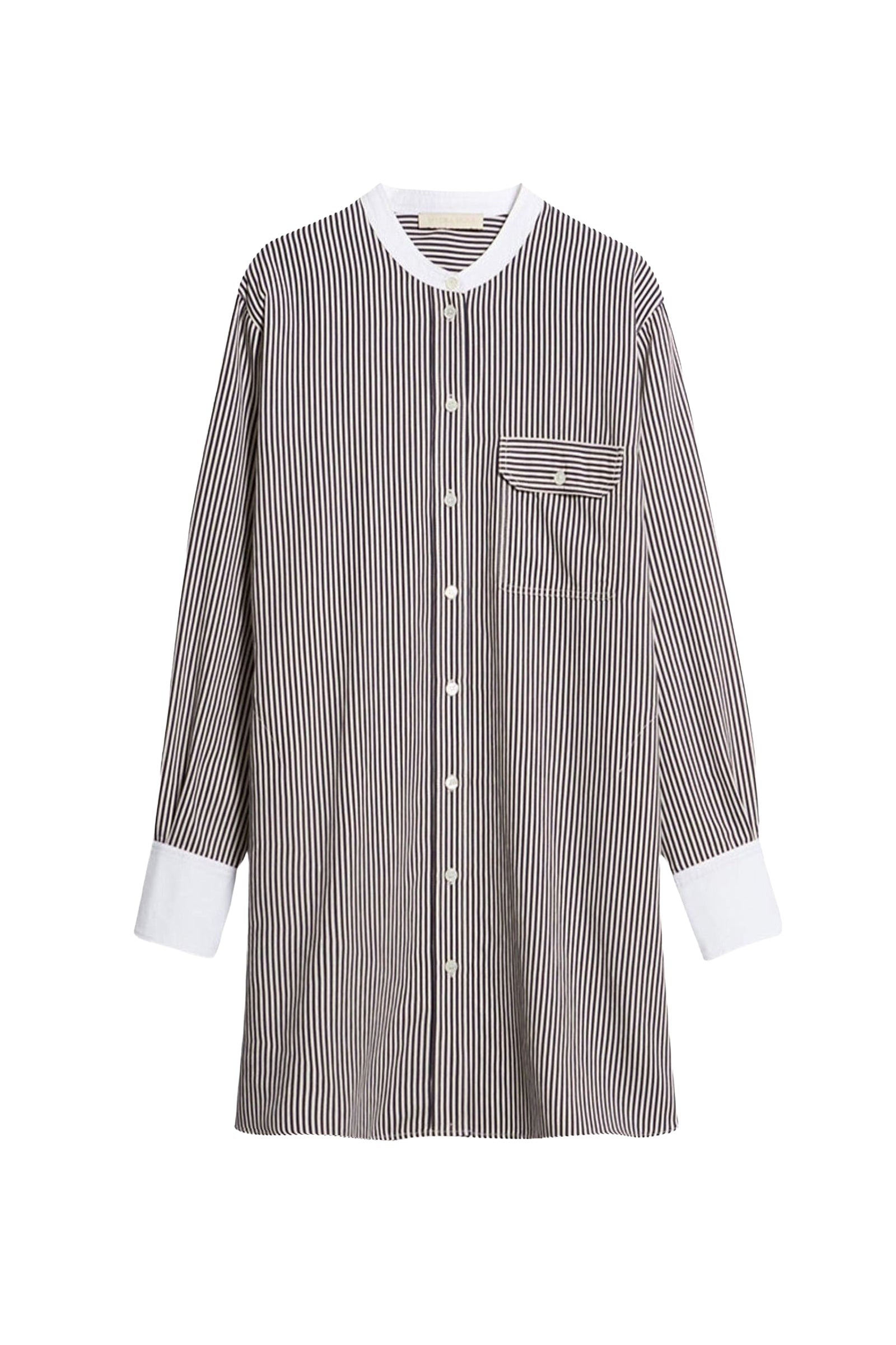 Robe courte Dao à rayures - Noir