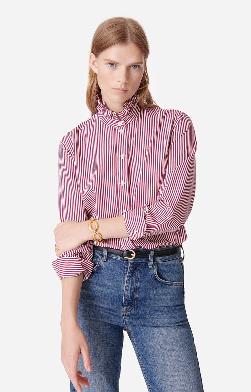 12 QTY NEW // FUSHIA / Chemise Sidney - FUSHIA