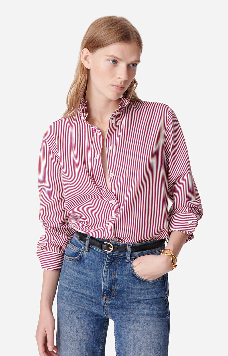 12 QTY NEW // FUSHIA / Chemise Sidney - FUSHIA