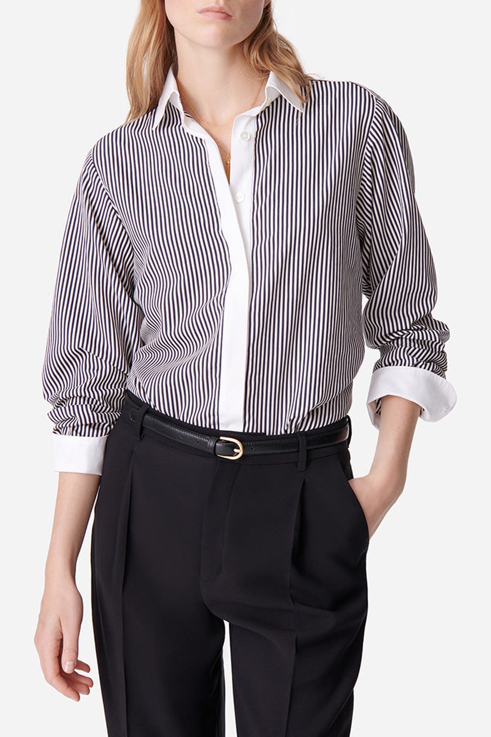 Chemise droite Dario - Noir