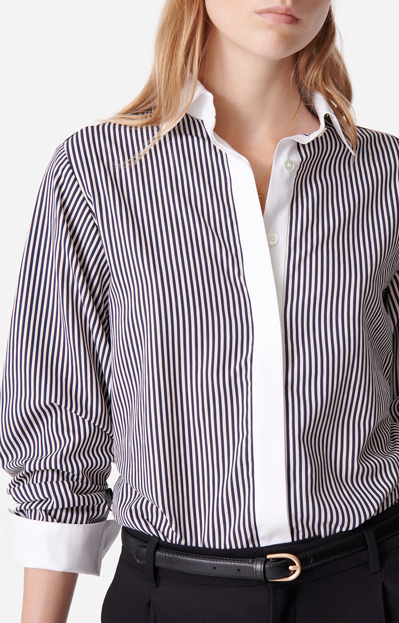 Chemise droite Dario - Noir