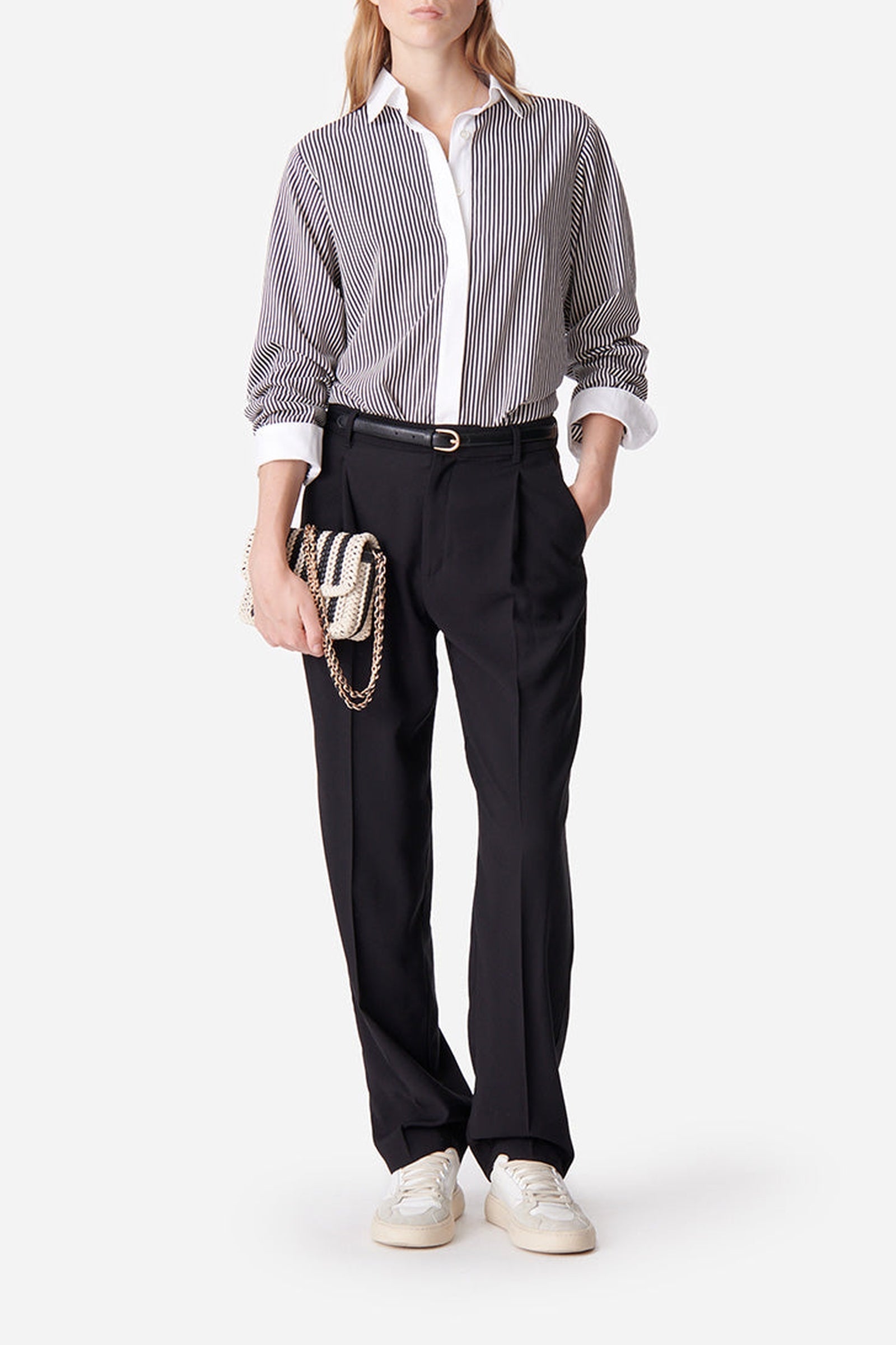 Chemise droite Dario - Noir