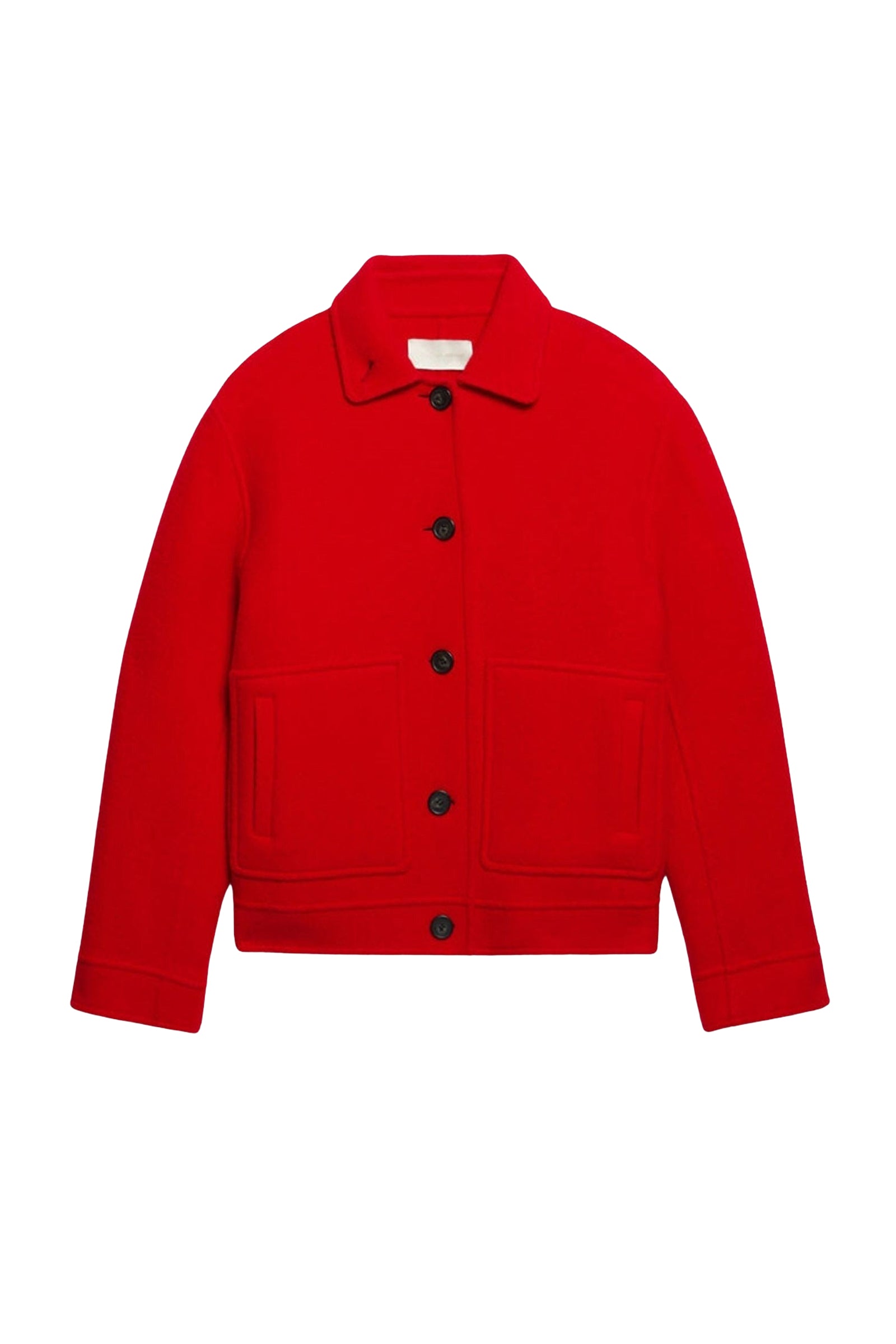 Manteau Diego en laine - Coquelicot