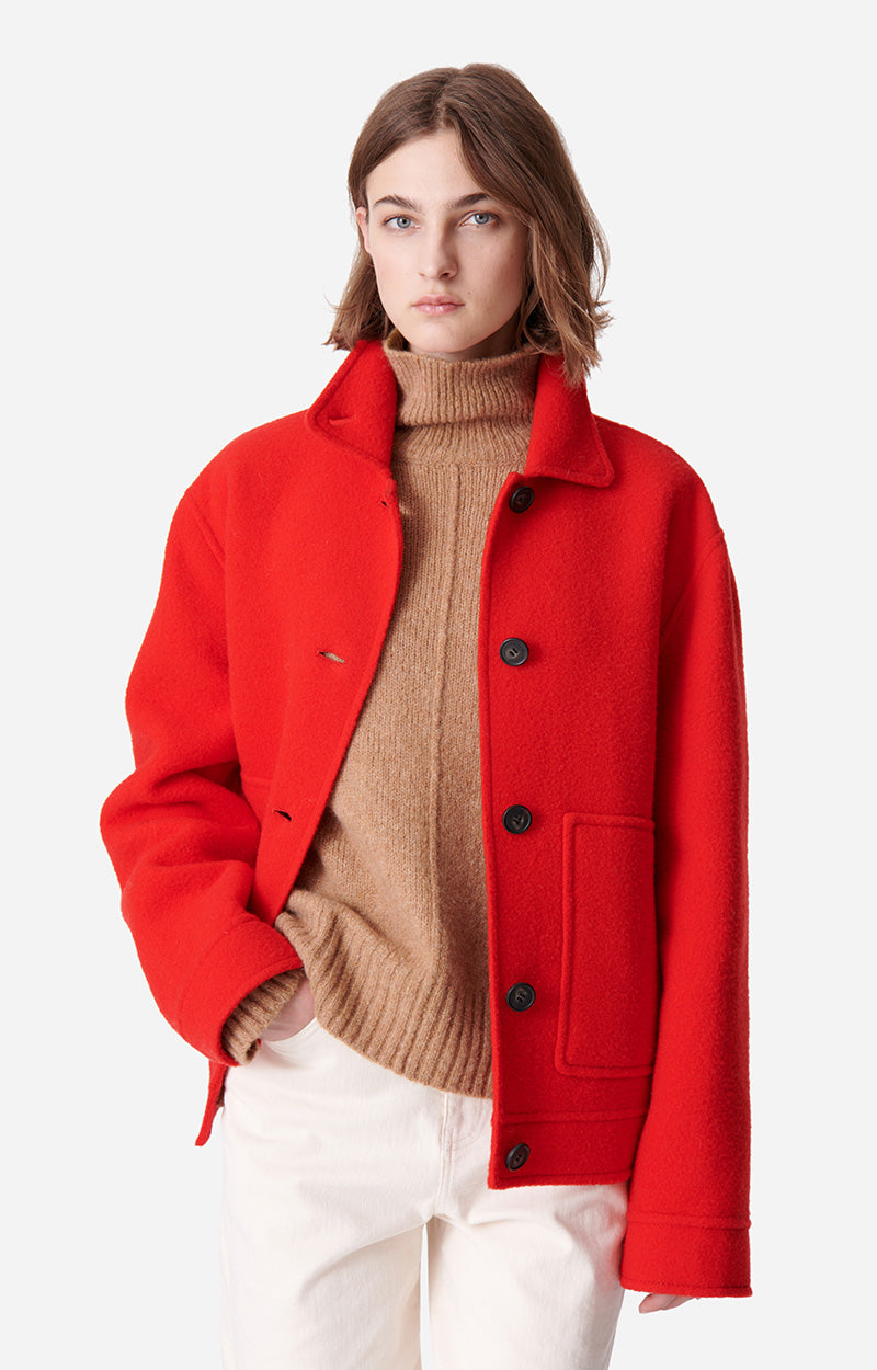 13 QTY NEW // COQUELICOT / Manteau Diego - COQUELICOT