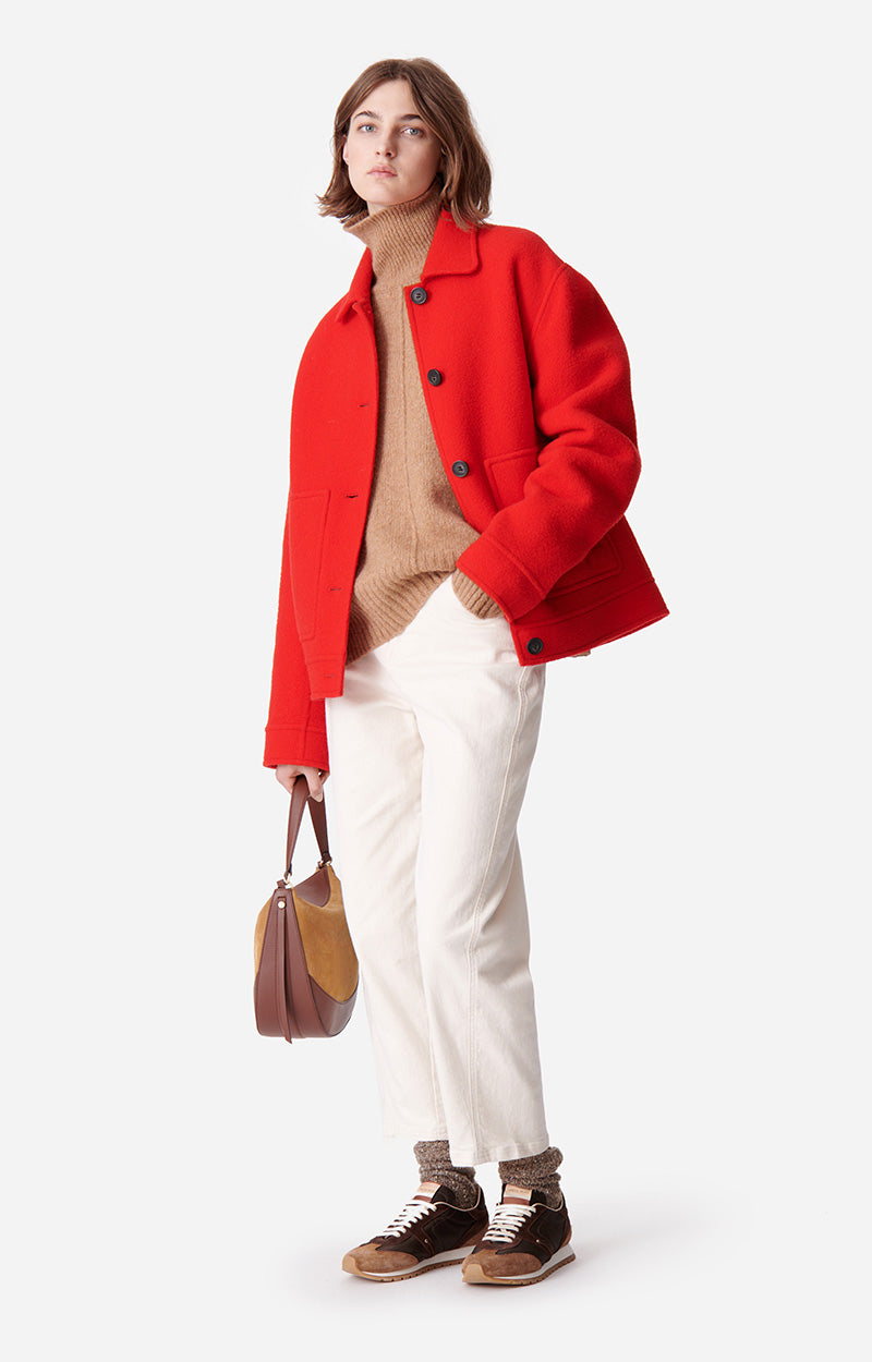 13 QTY NEW // COQUELICOT / Manteau Diego - COQUELICOT