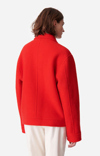 Manteau Diego en laine - Coquelicot