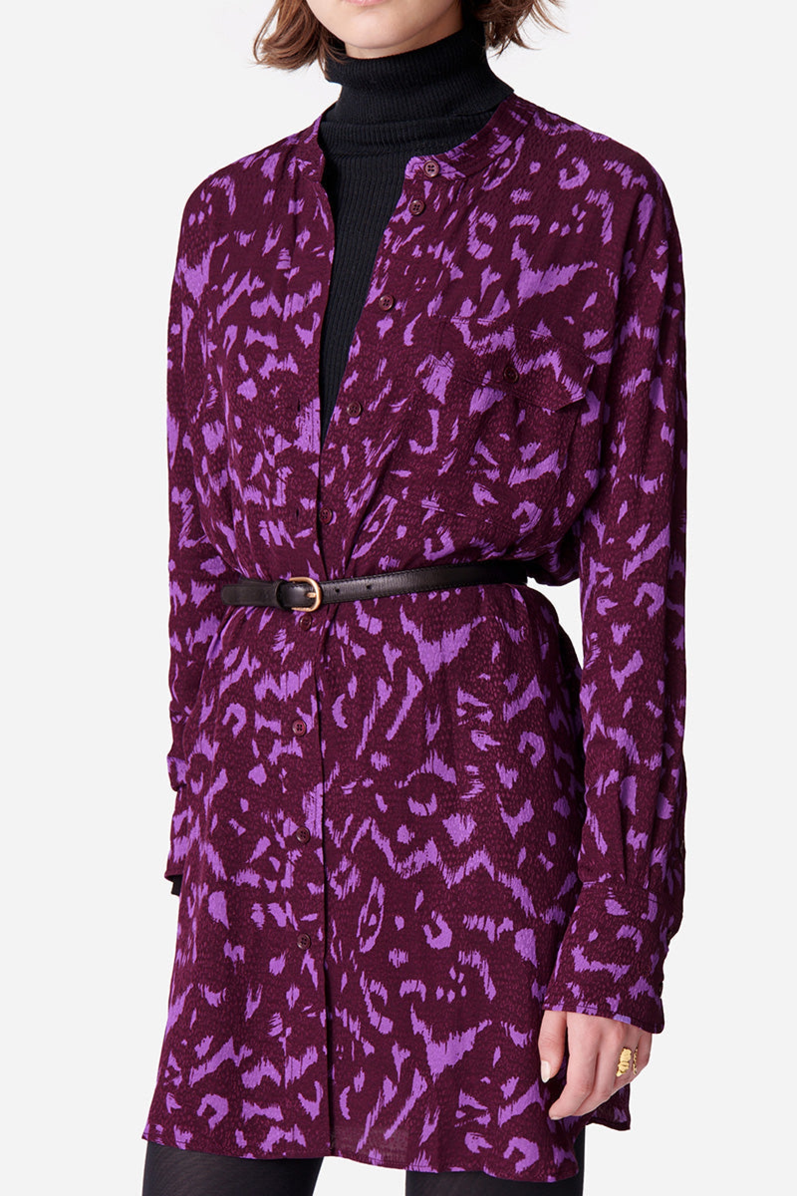 Robe courte Dao - Violet