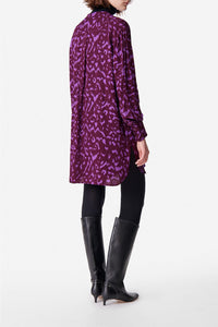 Robe courte Dao - Violet