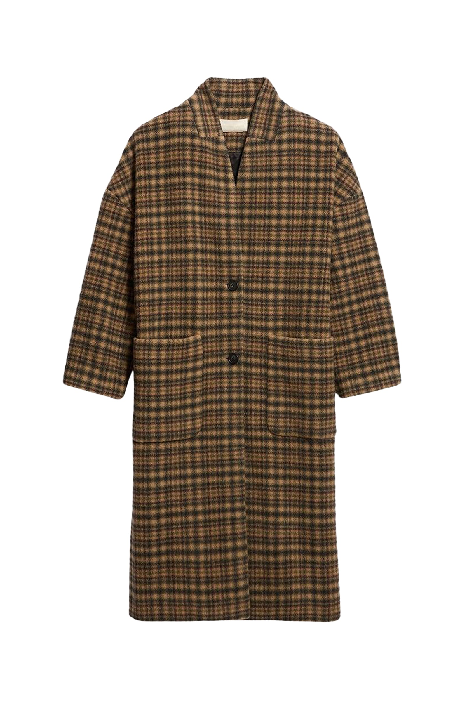 Manteau Bachir en laine - Caramel